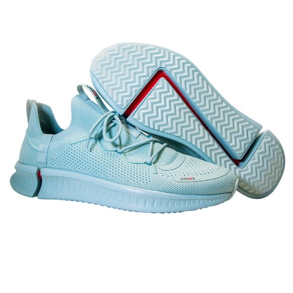 Unos By Sz Womens Breathable Low Top Sneakers Light Blue M 6.5-7.5/W 8.0-9.0 - Picture 12 of 15
